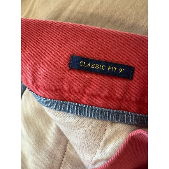 Salmon Colored POLO Ralph Lauren Chino Shorts Classic Fit Casual 9" sz 32 - Picture 5 of 7